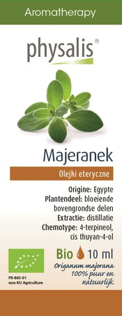 Olejek eteryczny majeranek (marjolaine) bio 10 ml