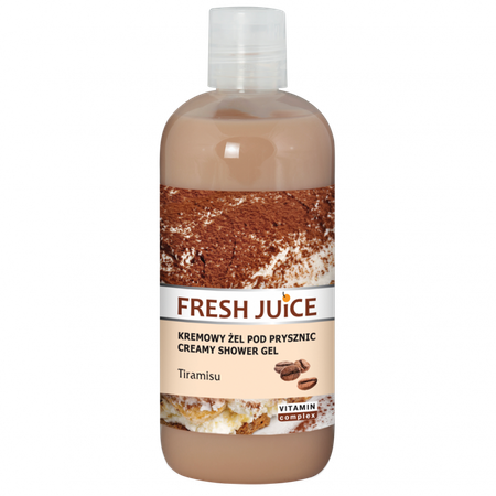 Fresh Juice - kremowy żel pod prysznic, tiramisu, 500ml