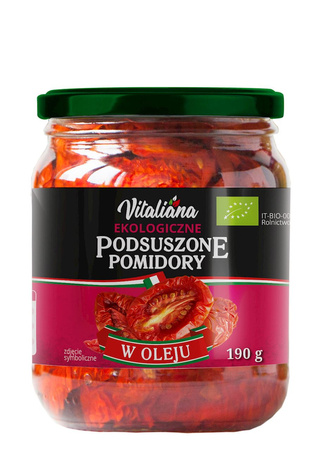 Pomidory podsuszone w oleju BIO 190 g - Vitaliana