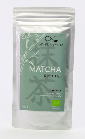 Herbata zielona matcha special japońska BIO 100 g - My Pura Vida