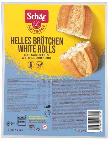 White rolls- białe bułki bezglutenowe 130 g