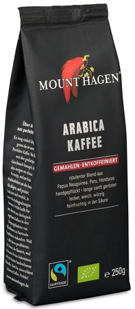 Kawa mielona bezkofeinowa Arabica 100 % Fair Trade Bio 250 g
