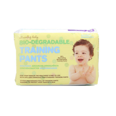 Pants jednorazowe biodegradowalne pieluchomajtki xl,19 szt. - beaming baby, size 9
