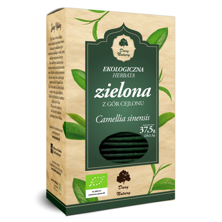 Herbata zielona cejlońska bio 25 saszetek