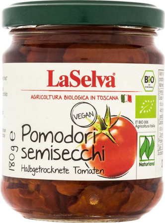 Pomidory podsuszane w oliwie z oliwek bio 180 g