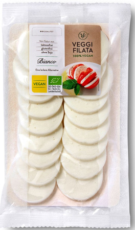 Produkt wegański a la mozzarella bezglutenowy BIO 150 g - Veggi Filata