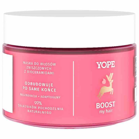 Yope hair Boost Maska do włosów zniszczonych z bioceramidami 250 ml