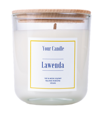 Świeca sojowa Lawenda 210 ml - Your Candle