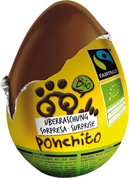 Jajko niespodzianka czekoladowe Fair Trade bezglutenowe bio 20 g