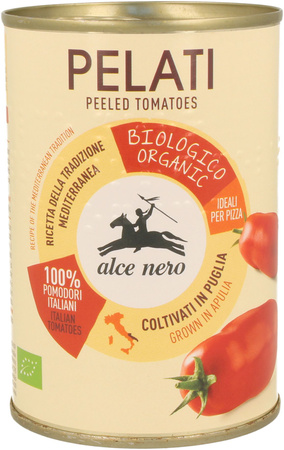 Pomidory pelati bez skóry w puszce BIO 400 g